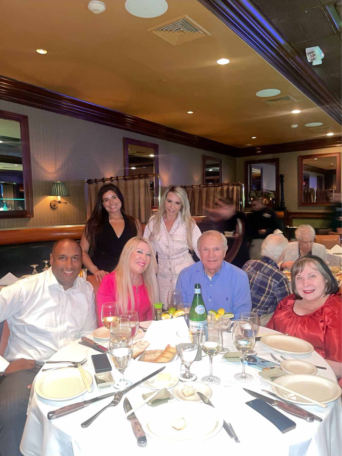 Dinner with Sen Lesniak and New Jersey constituents