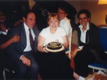 WHE/Ponchitta Pierce celebrate