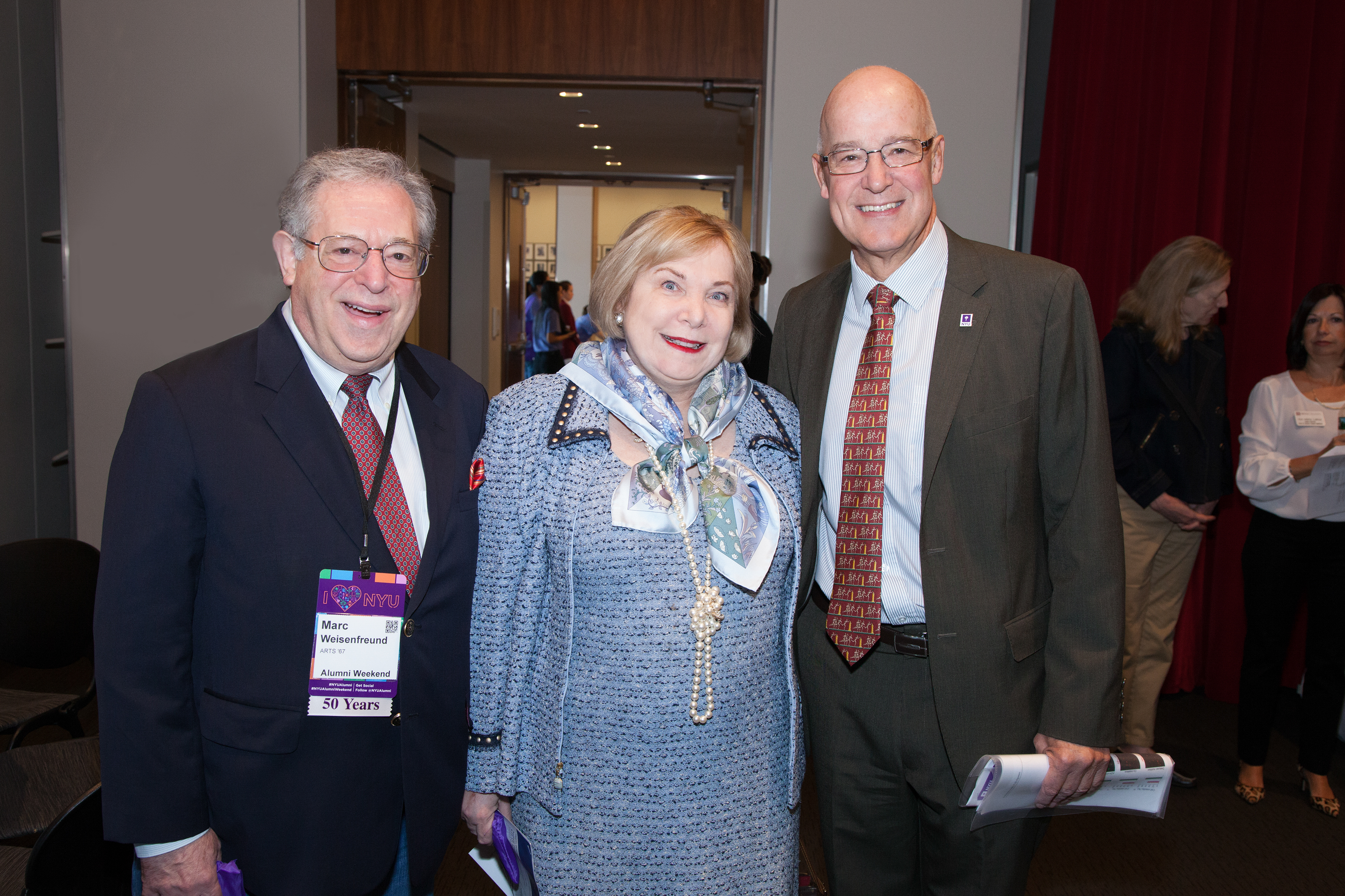 WHE w/ Mark and NYU President Hamilton