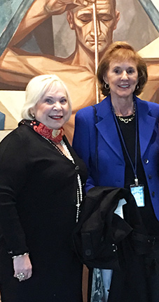 Wendeen with a colleague at an event