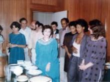 WHE hosts PhD party for Dr. Roberta, friend since high school