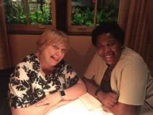 WHE/Sheila friendly dinner chat