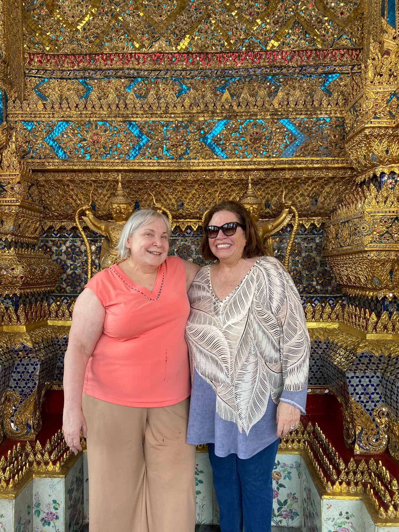 Susan G and Wendeen in Thailand
