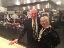 In the kitchen with George