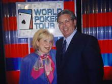 WHE/ Mike Sexton at her debut on WPT's Ladies Night II Show
