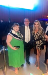WHE and guest at Andrea Bocelli concert with host, Joe Lupo, President of Hard Rock