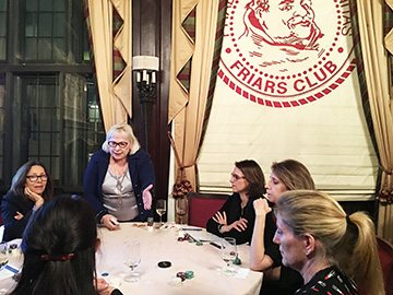 Wendeen's seminar for leading executives at the Friars Club