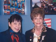 Wendeen H. Eolis with a New York State government colleague