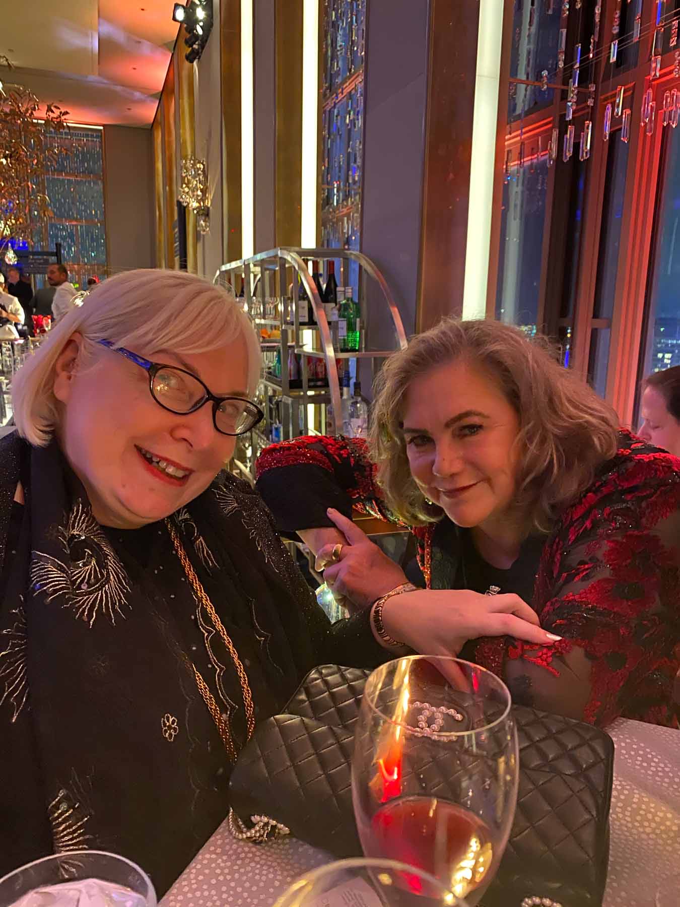 Wendeen and Kathleen celebrate at City Meals gala