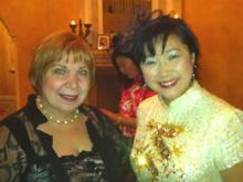 WHE w/Joanne (JJ) Liu at wedding in Marbella